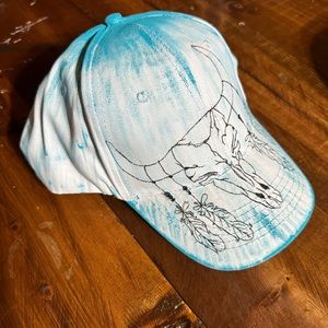 Hand painted baseball cap